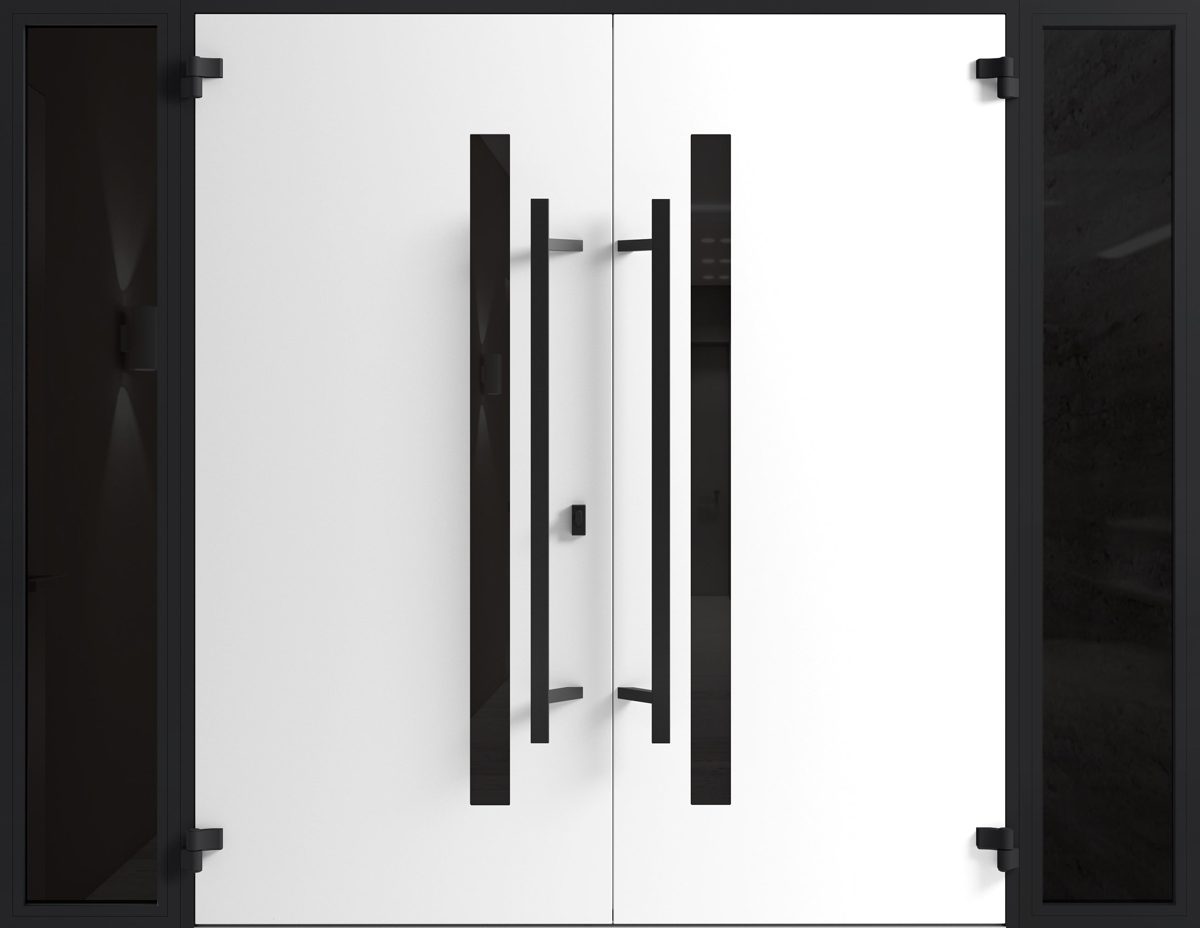 Riviera 0162 Exterior Aluminum Double door view 2