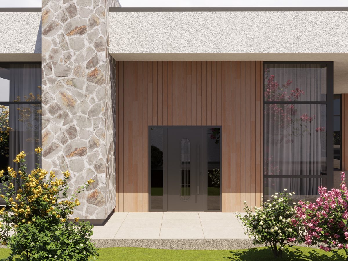 Riviera 0521 Exterior Aluminum door view 3