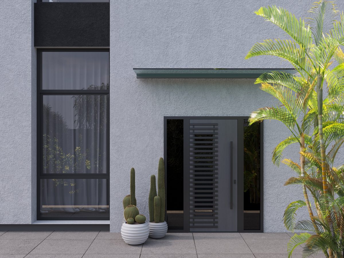 Riviera 0633 Exterior Aluminum door view 3