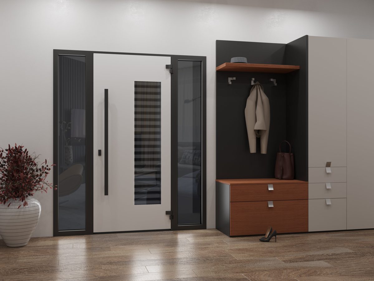 Riviera 0633 Exterior Aluminum door view 4