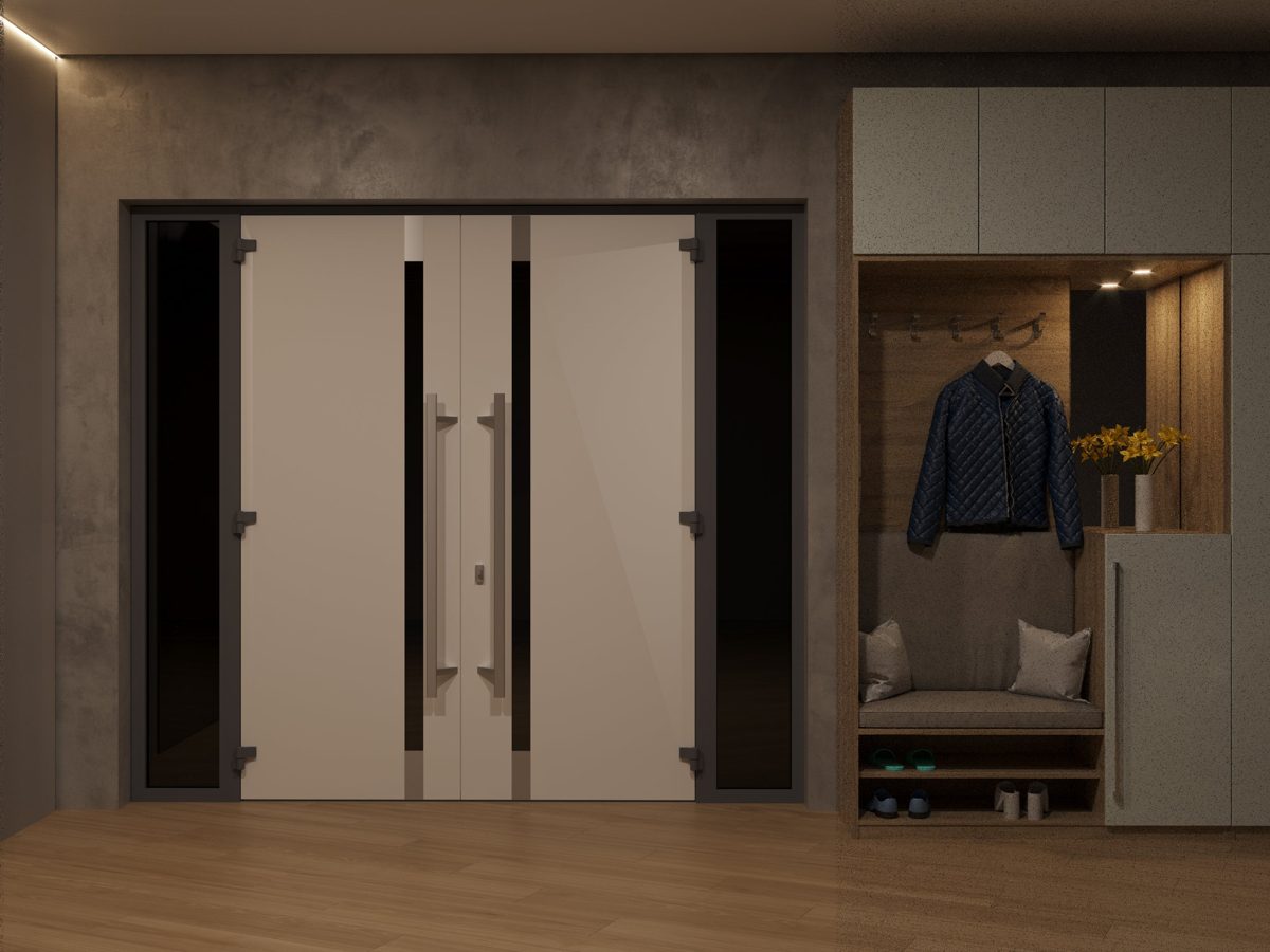 Riviera 1011 Exterior Aluminum Double door view 4