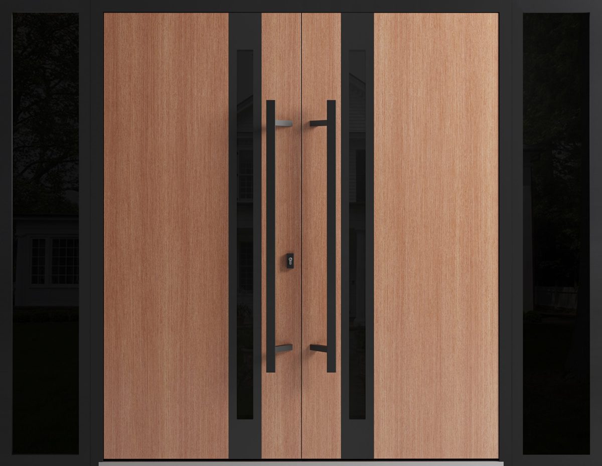Riviera 1033 Exterior Aluminum Double door — Doors Near Me, Los Angeles