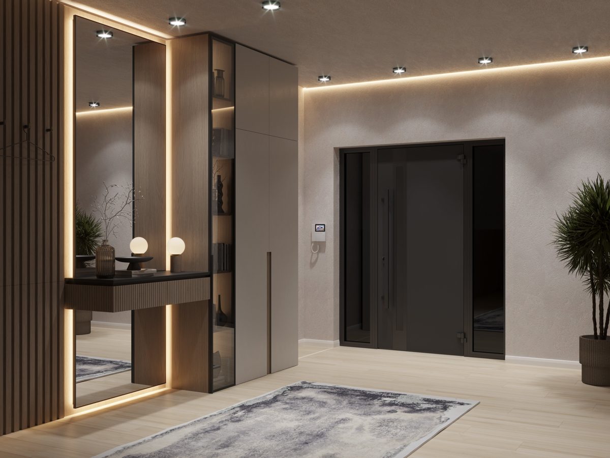 Riviera 1033 Exterior Aluminum door view 4