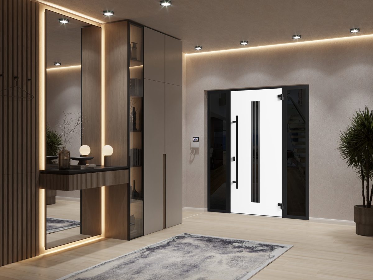 Riviera 1055 Exterior Aluminum door view 4