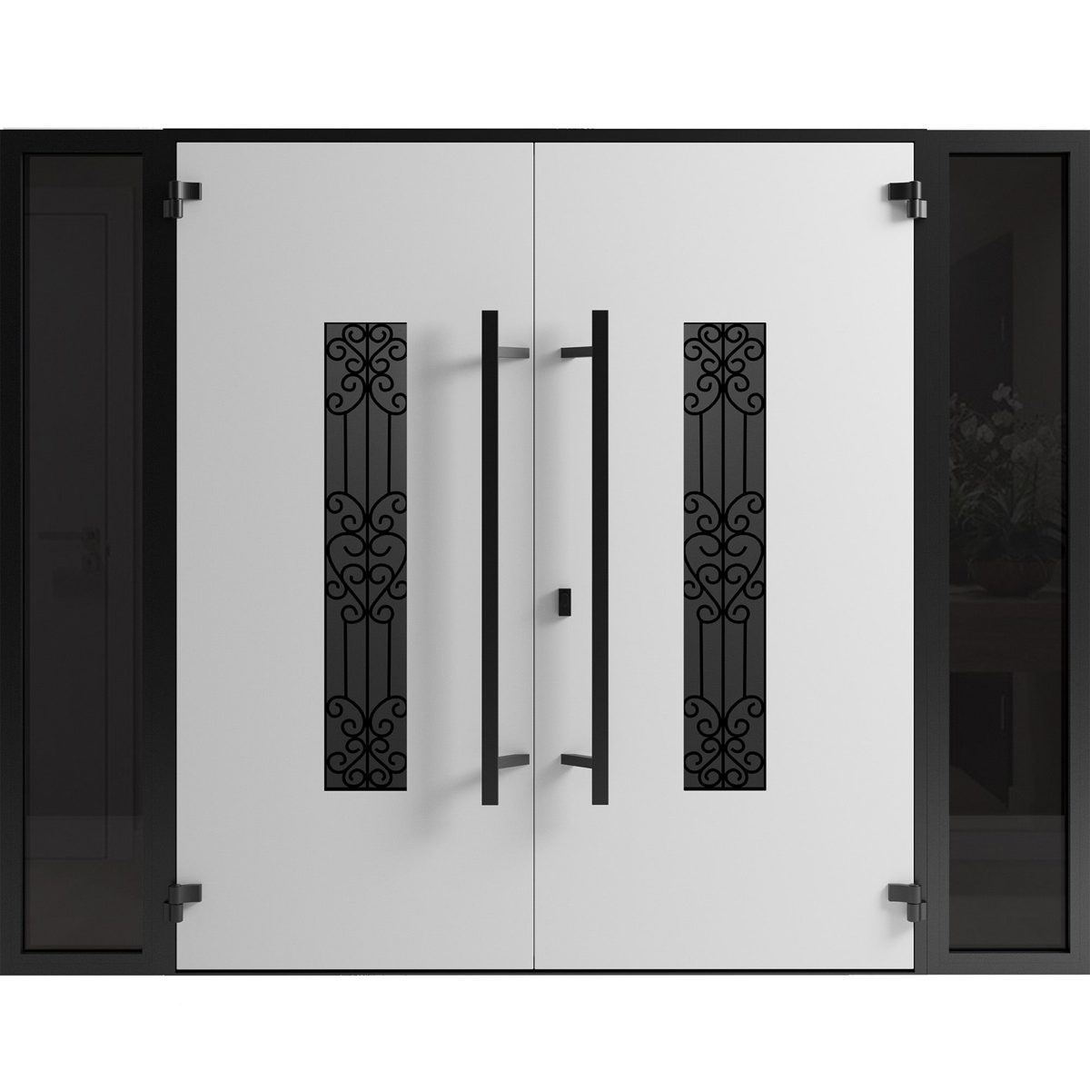 Riviera 1205 Exterior Aluminum Double door view 2