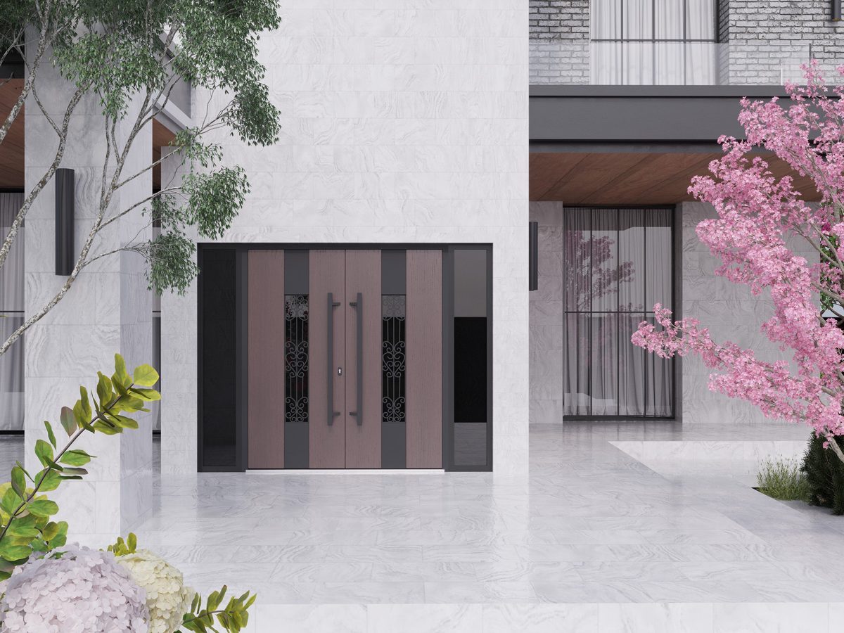 Riviera 1205 Exterior Aluminum Double door view 3