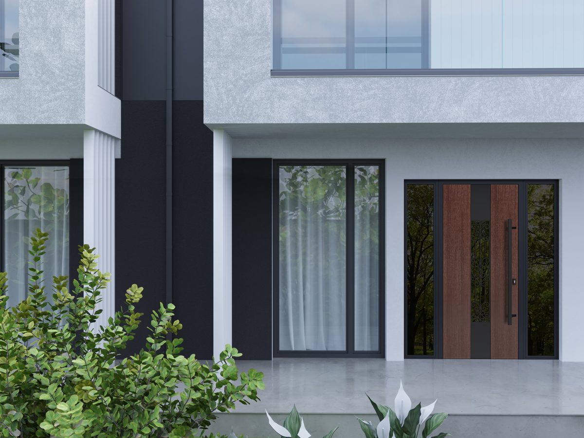 Riviera 1205 Exterior Aluminum door view 3