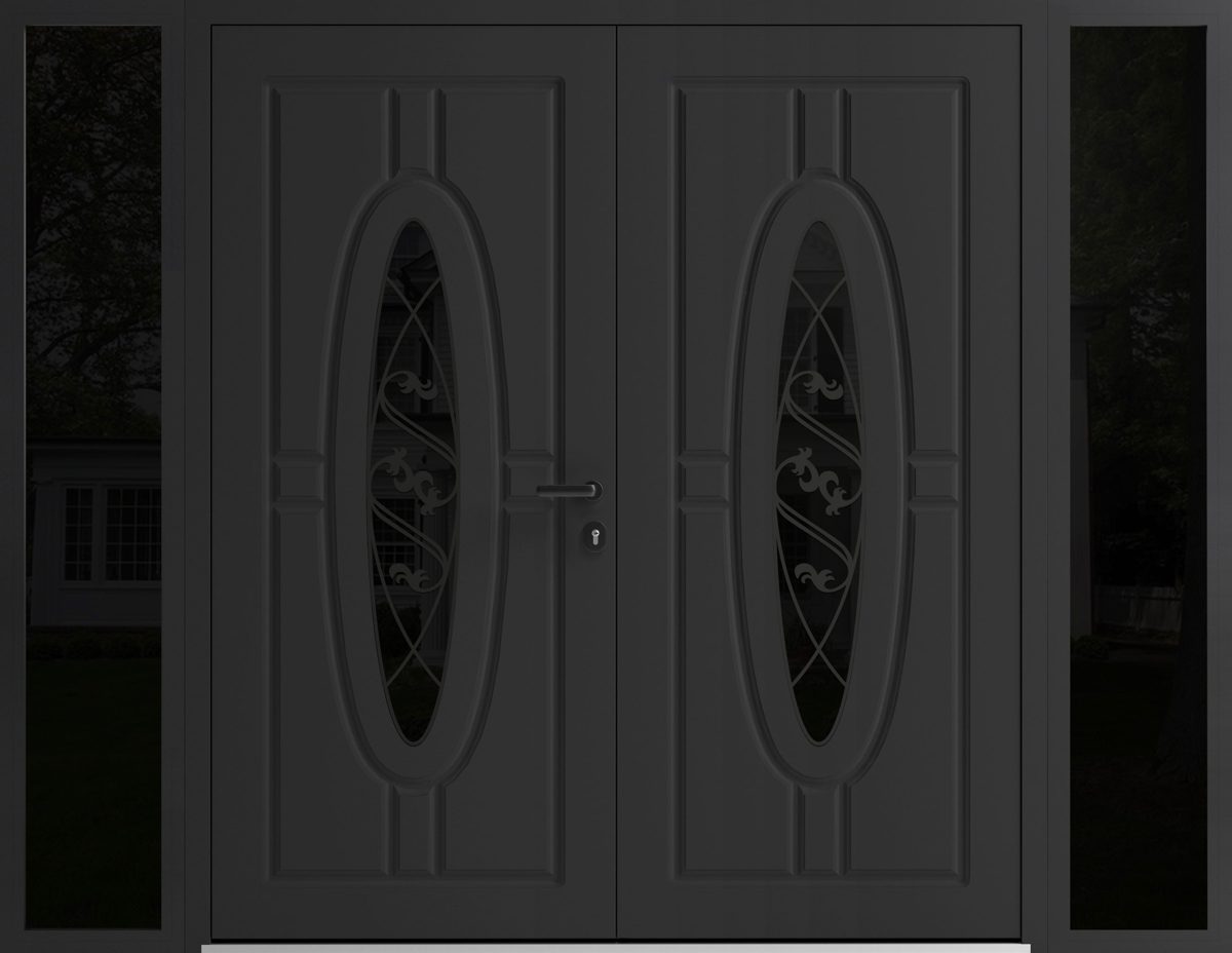 Riviera 1277 Exterior Aluminum Double door — Doors Near Me, Los Angeles
