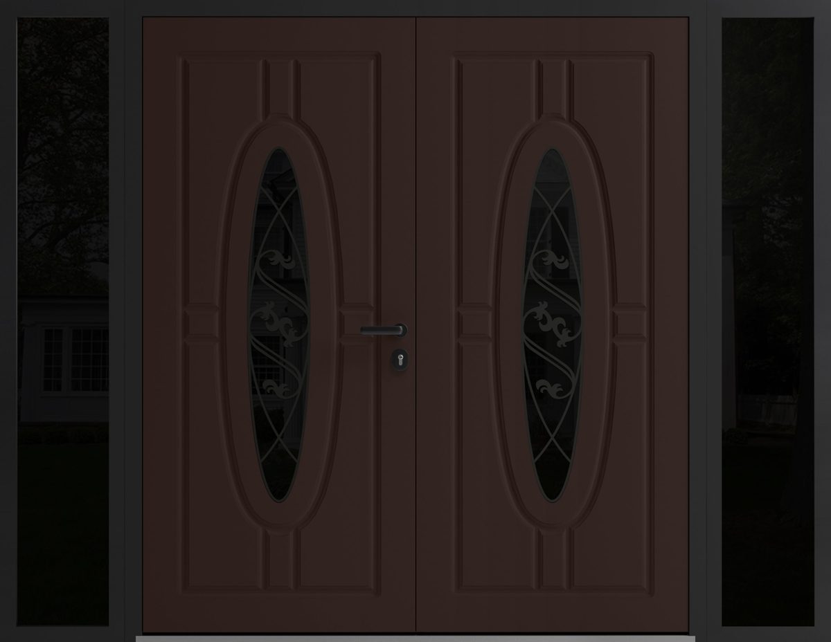 Riviera 1277 Exterior Aluminum Double door view 5
