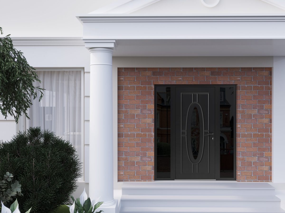 Riviera 1277 Exterior Aluminum door view 3