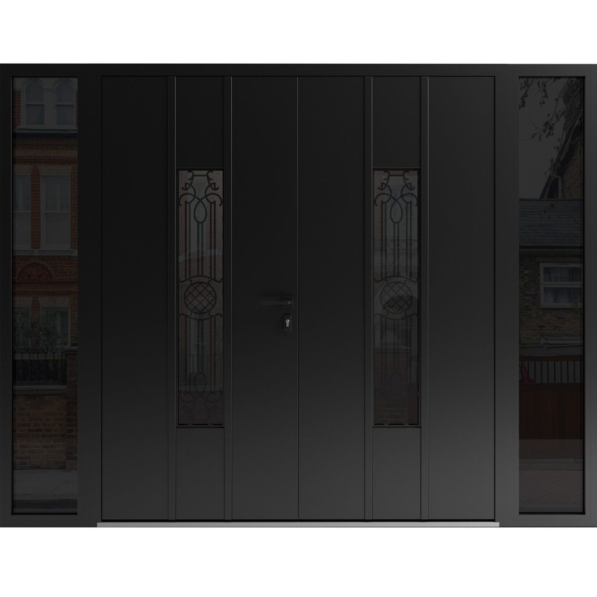 Riviera 1477 Exterior Aluminum Double door — Doors Near Me, Los Angeles