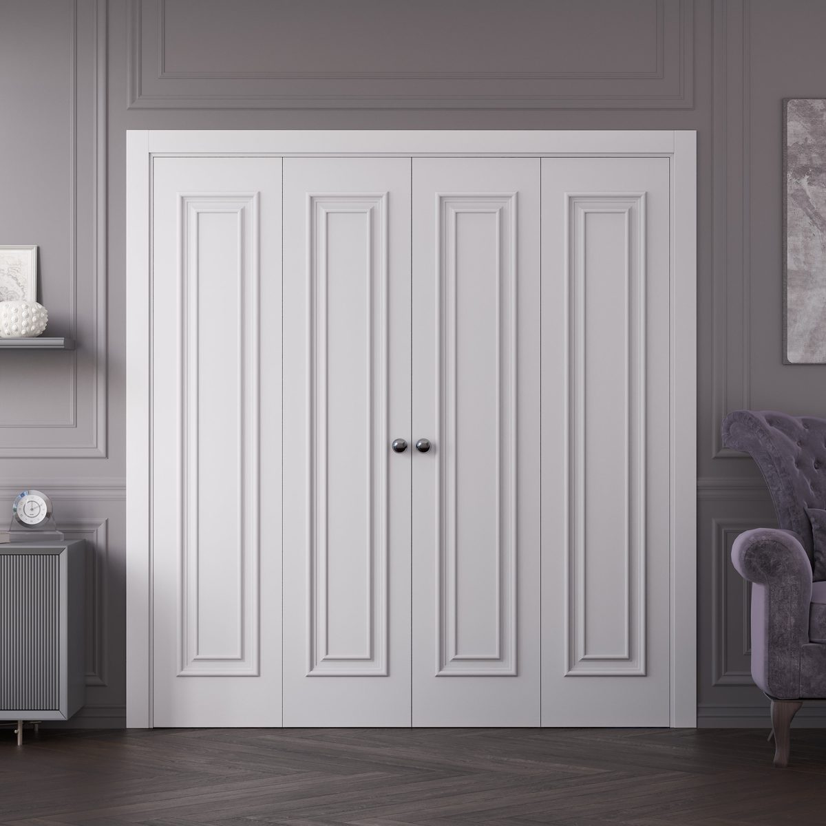 Sovereign 9811 Double Bi-Fold door view 2