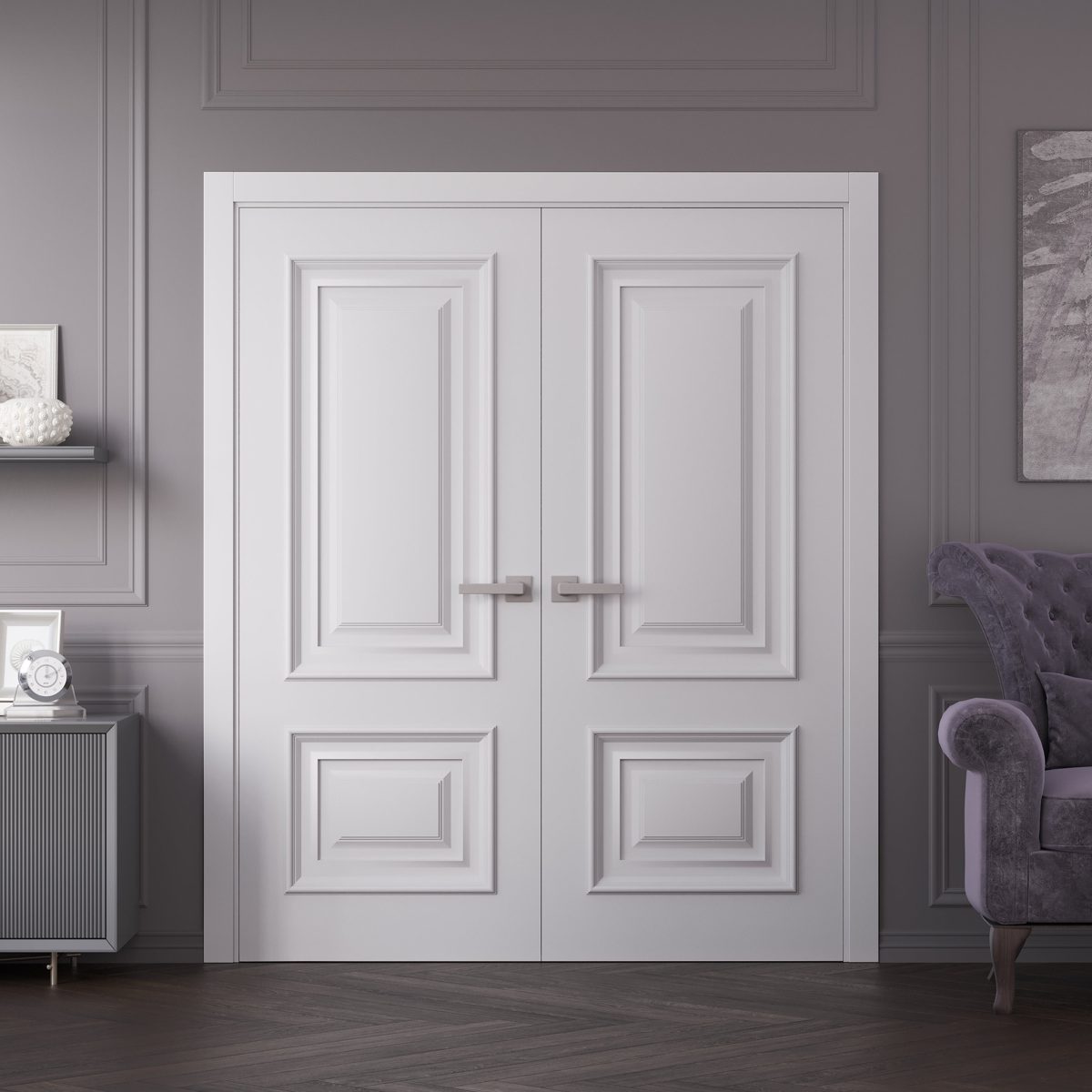 Sovereign 9822 Double French Swing door view 2