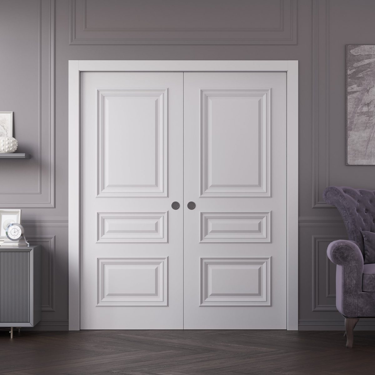 Sovereign 9833 Double Pocket door view 2