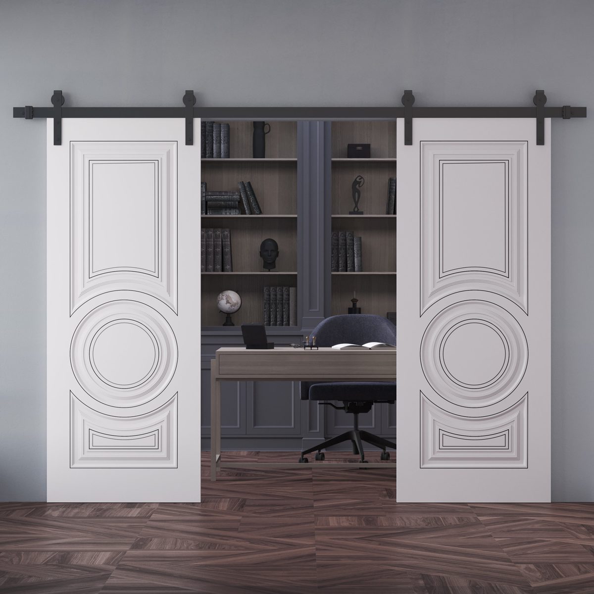 Sovereign 9855 Double Barn door view 2
