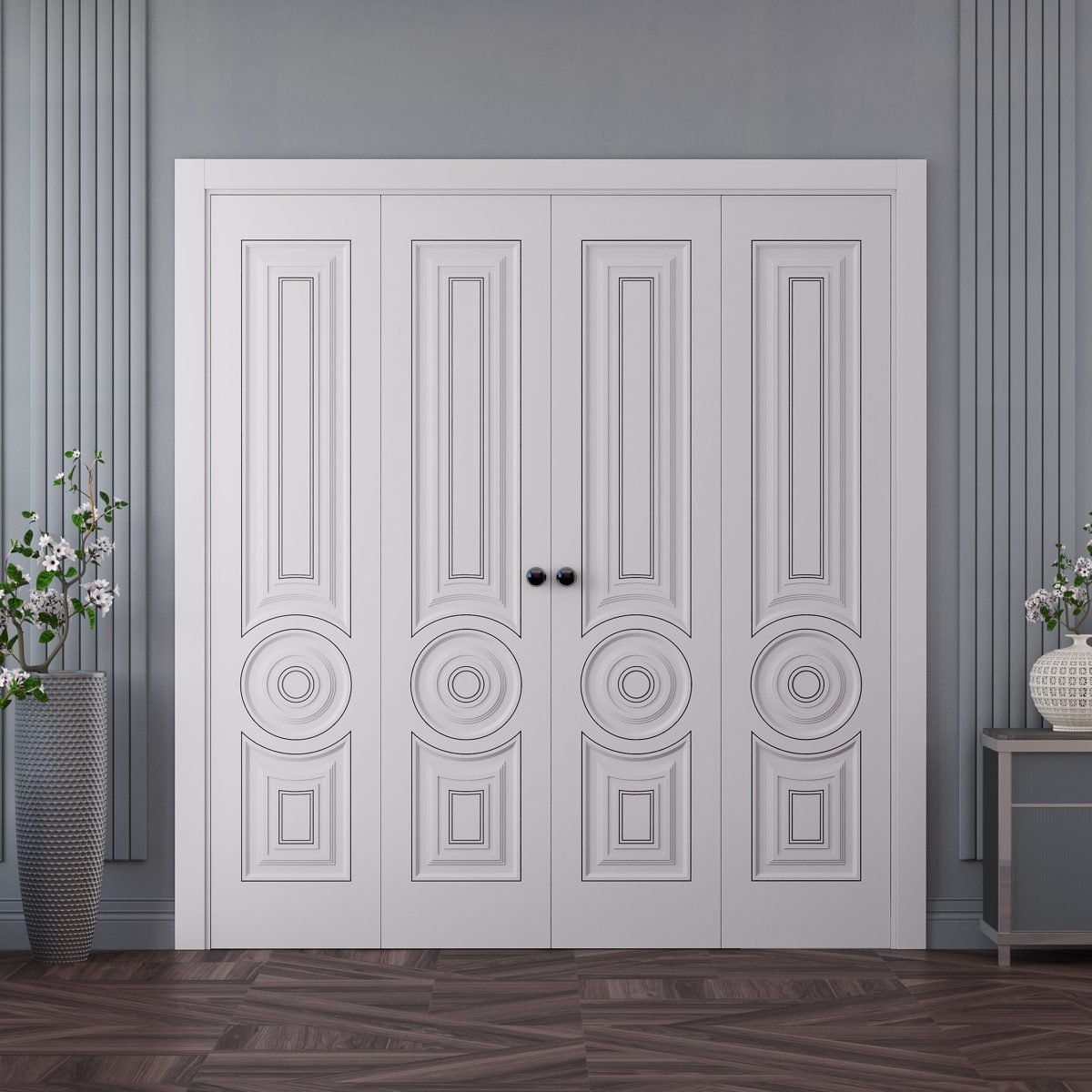 Sovereign 9855 Double Bi-Fold door view 2