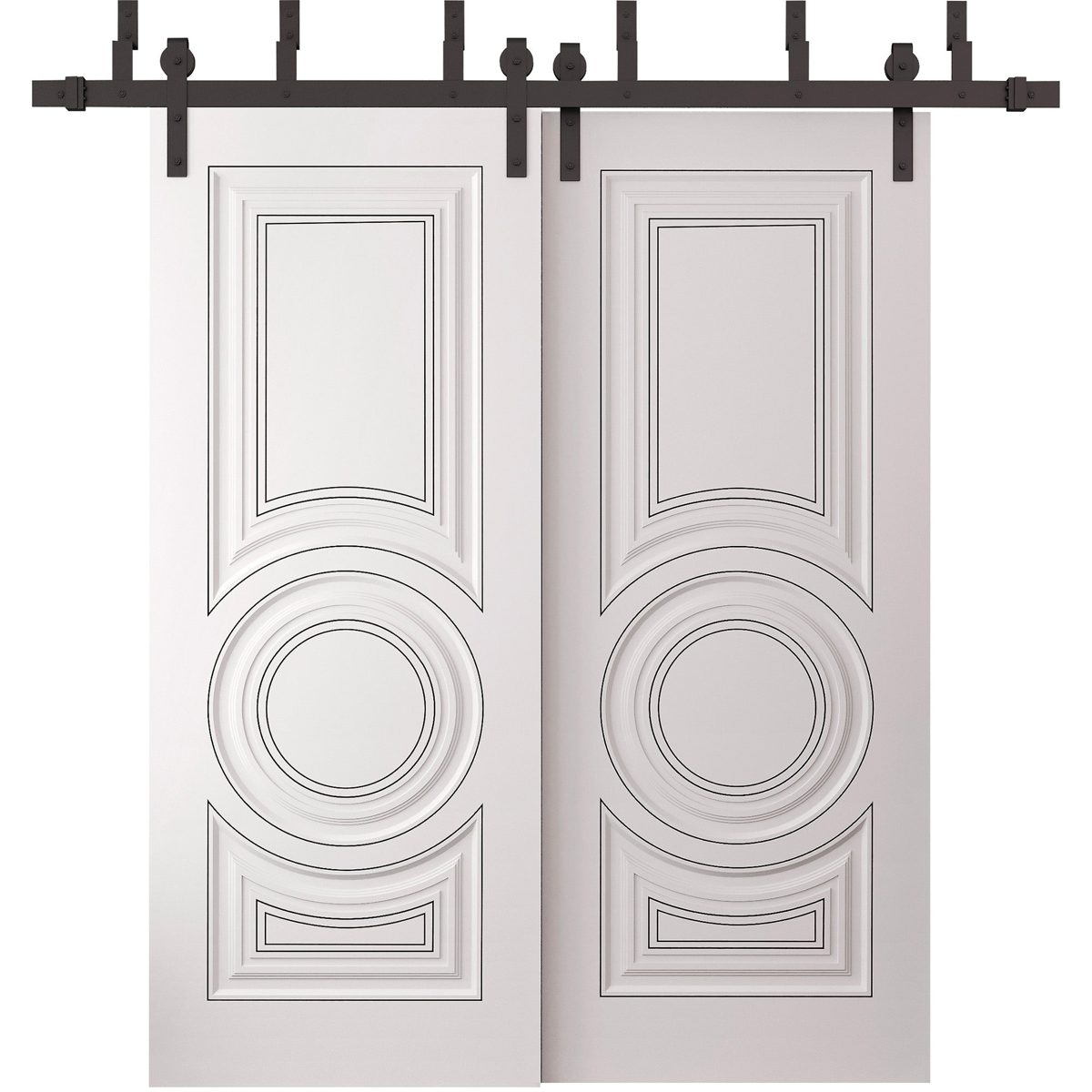 Sovereign 9855 Double Barn — Bypass door — Doors Near Me, Los Angeles