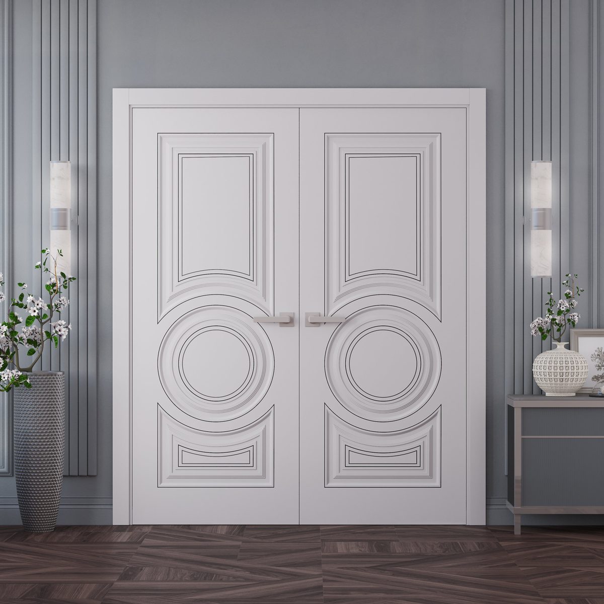 Sovereign 9855 Double French Swing door view 2