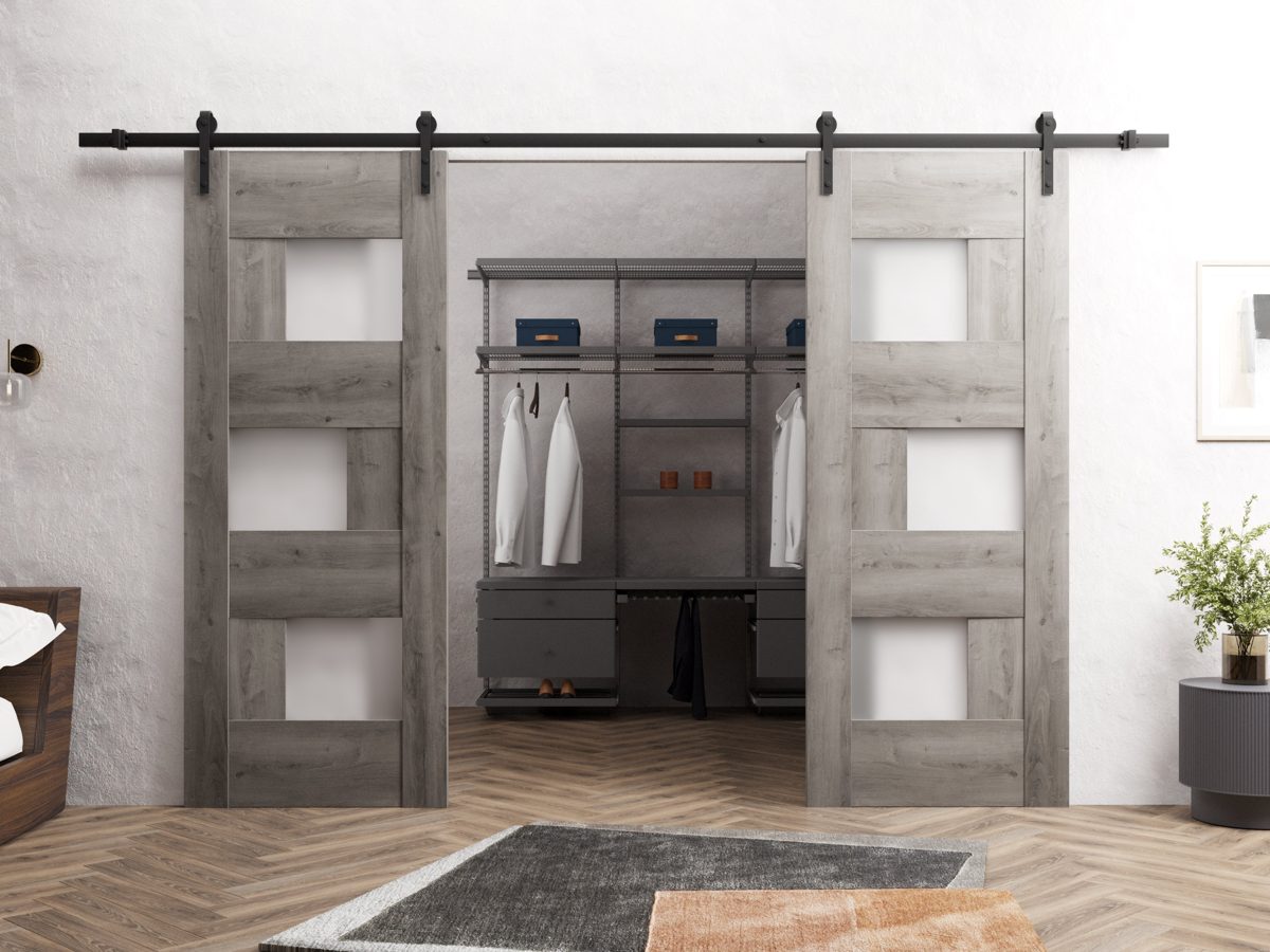 Serena 6933 Double Barn door view 6