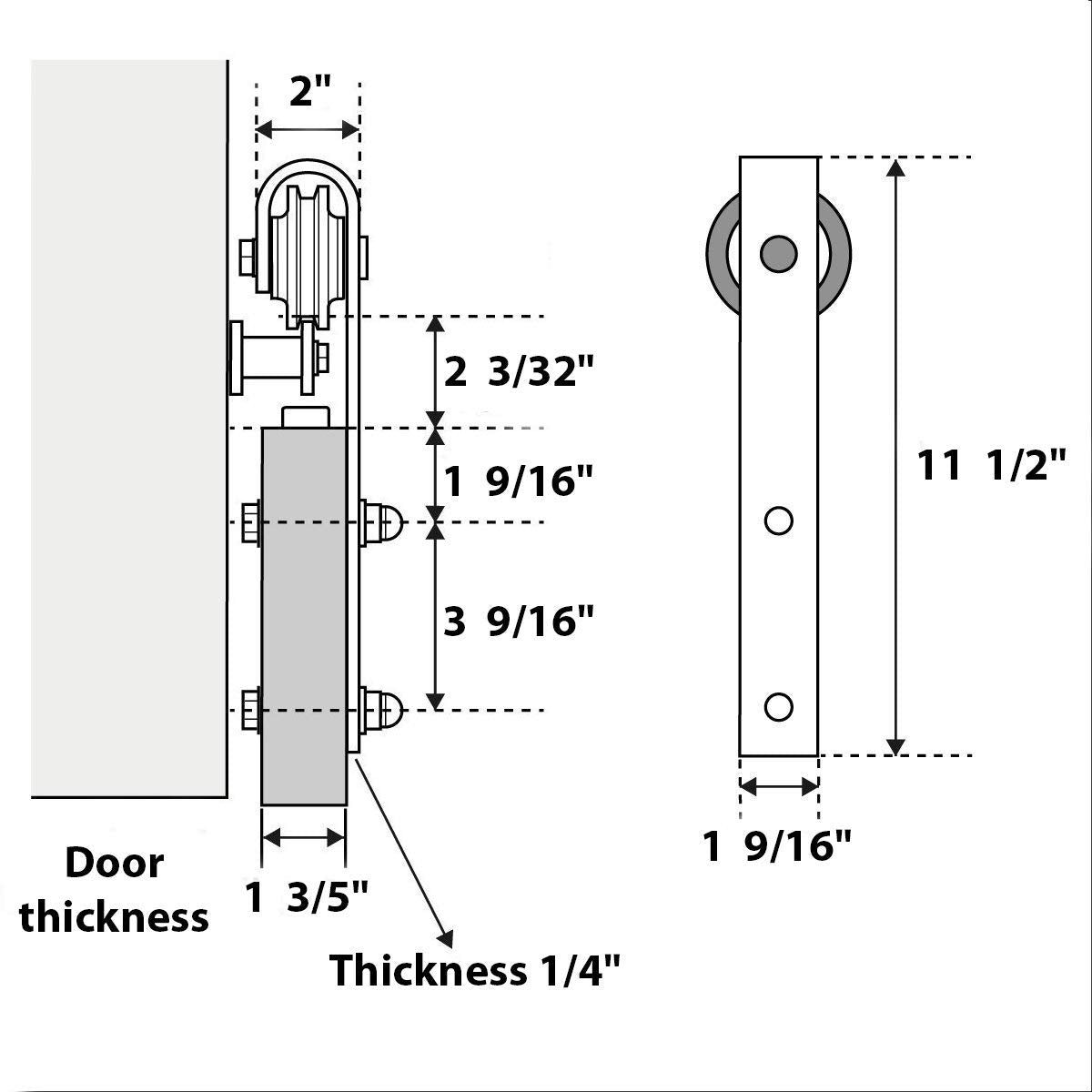 Serena 6933 Barn door view 8