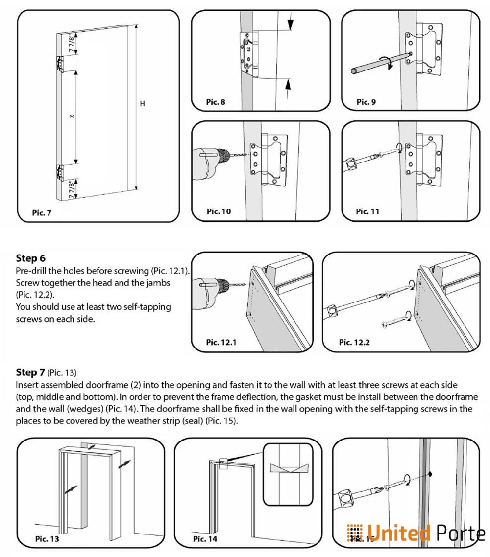 Serena 6933 Double French Swing door view 8