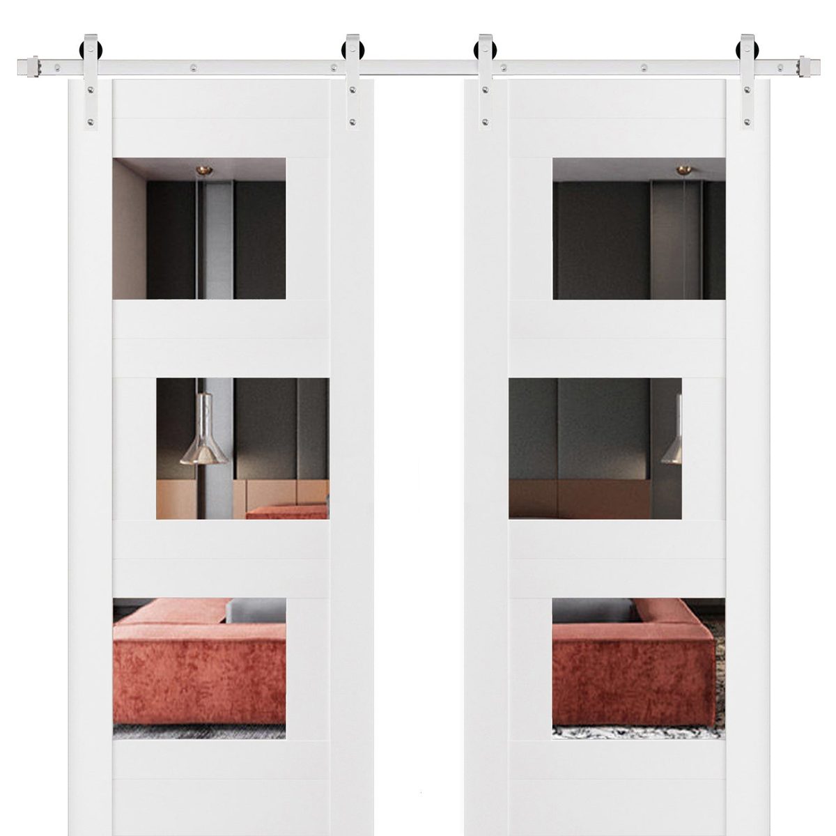 Serena 6999 Double Barn door — Doors Near Me, Los Angeles