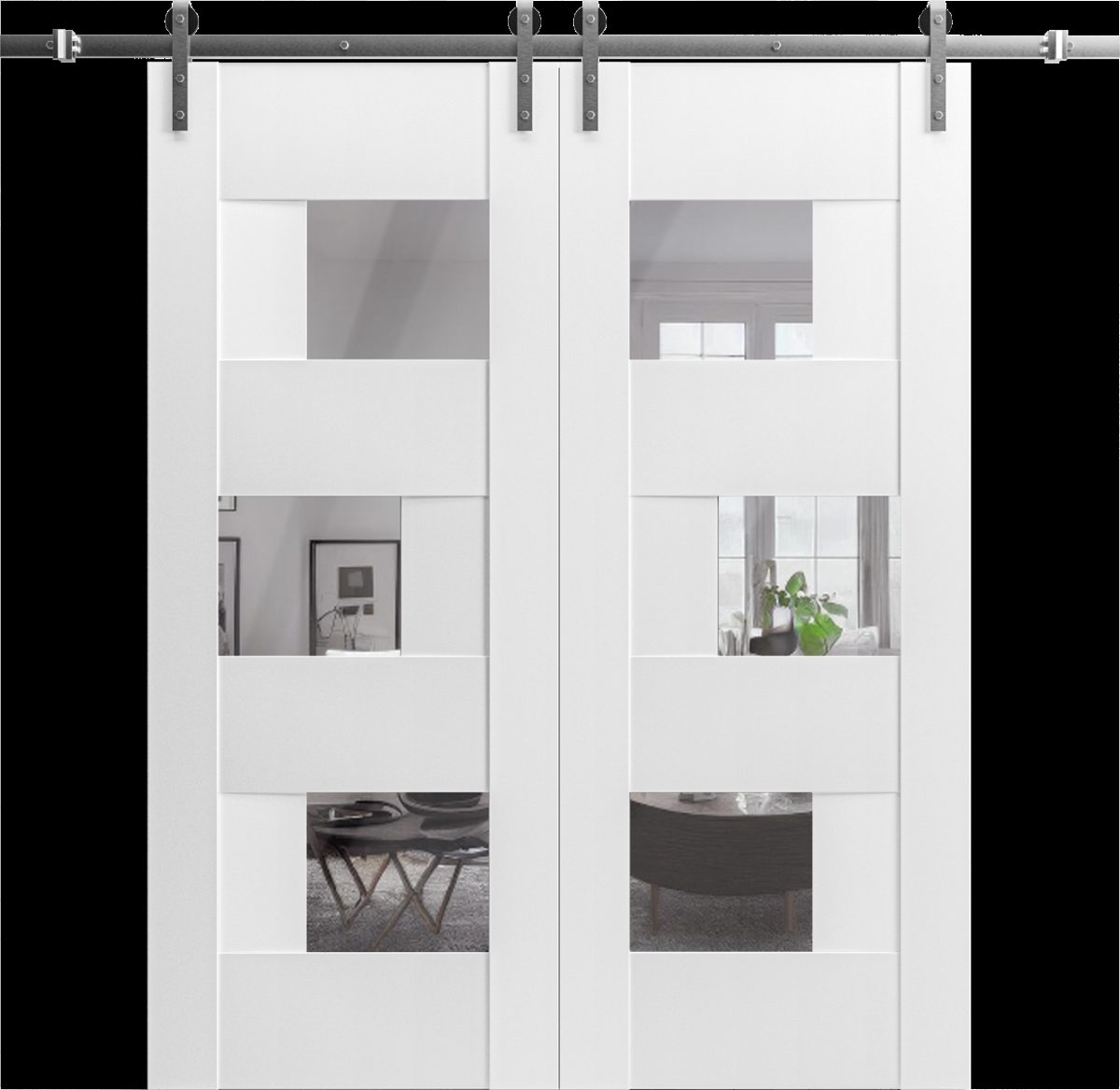 Serena 6999 Double Barn door view 2