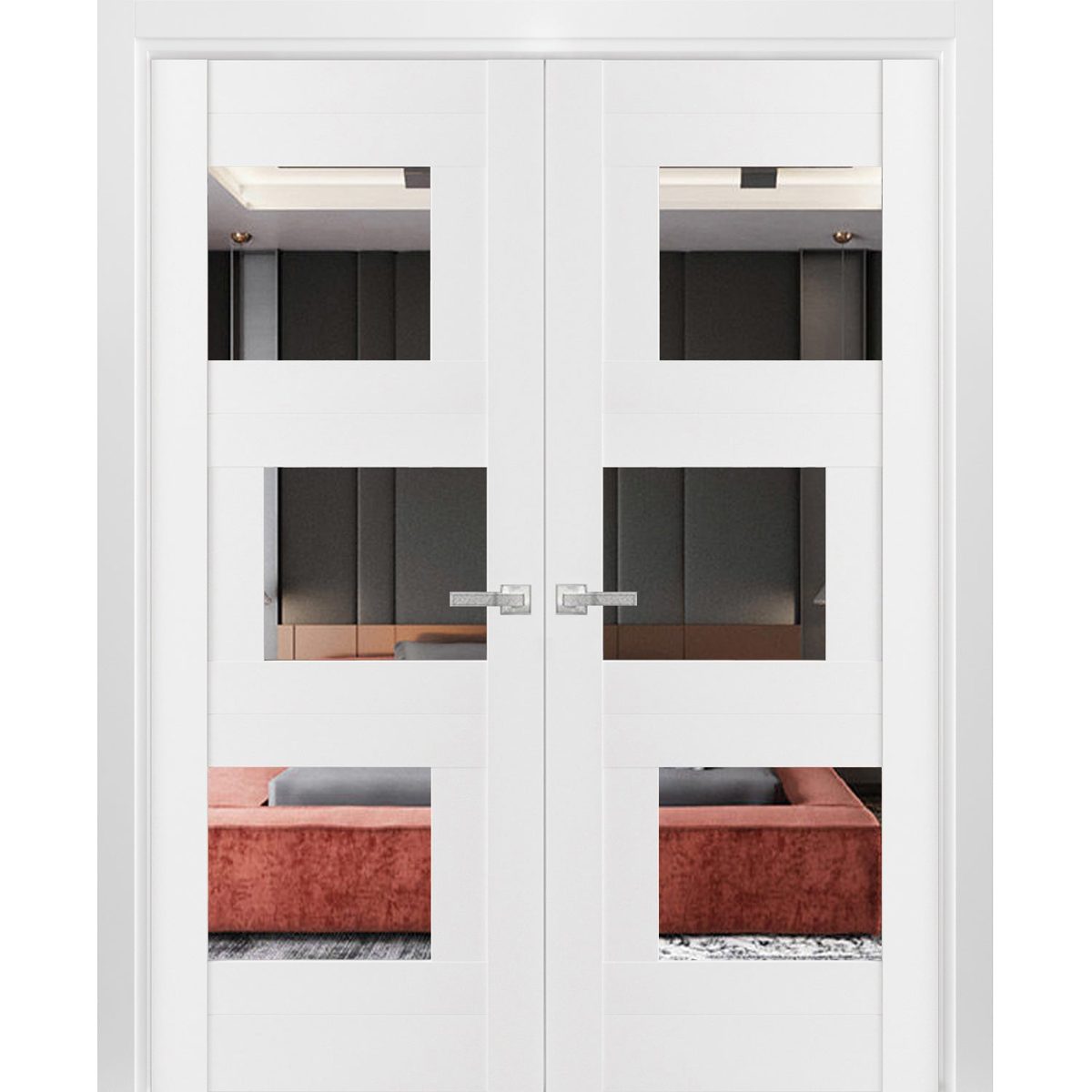 Serena 6999 Double French Swing door — Doors Near Me, Los Angeles