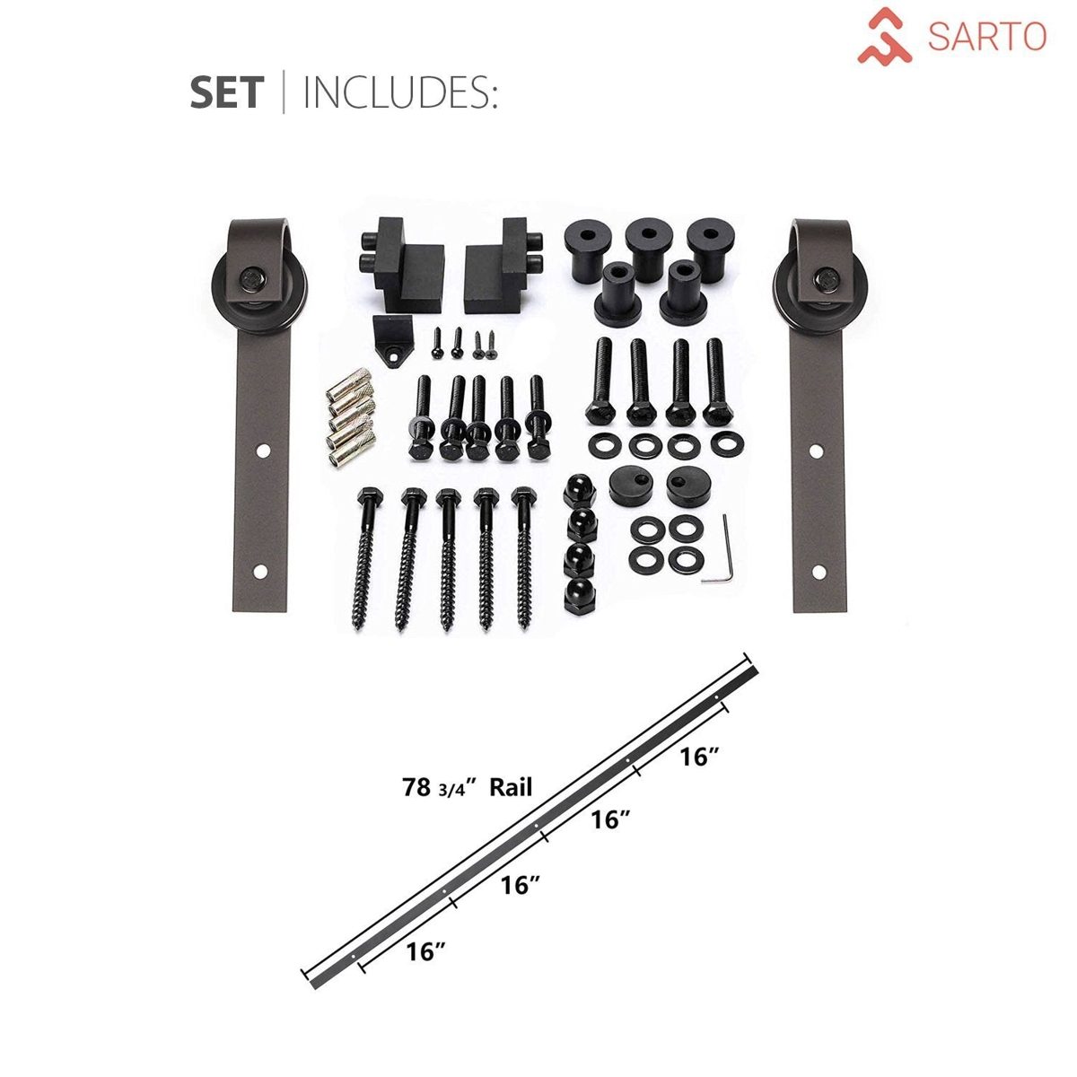 Verona 7288 Barn door view 7