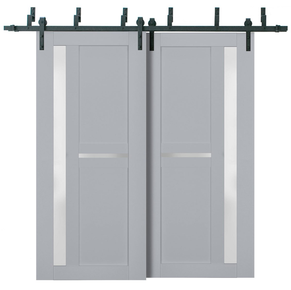 Verona 7288 Double Barn — Bypass door view 5