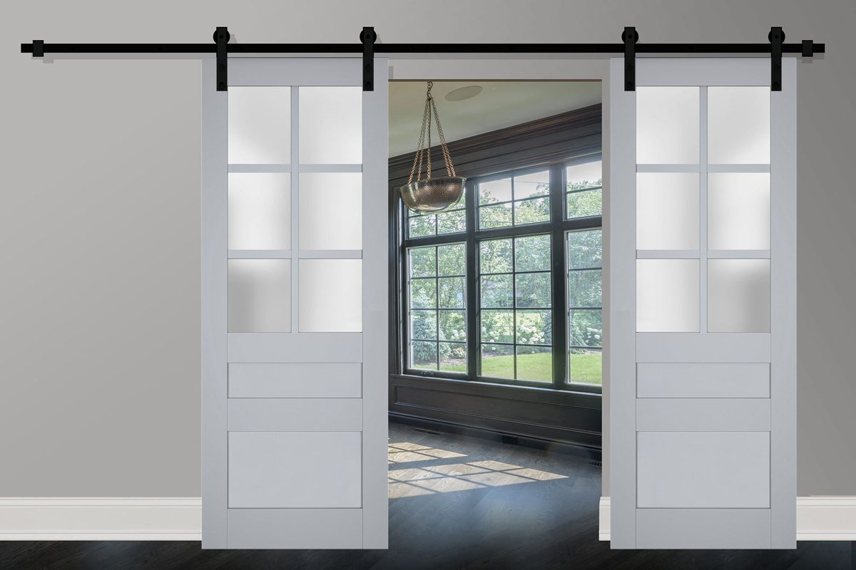 Verona 7339 Double Barn door view 6